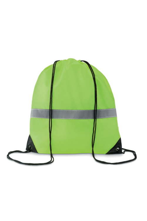 Sac à cordons avec bandes réfl