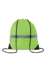 Sac à cordons avec bandes réfl