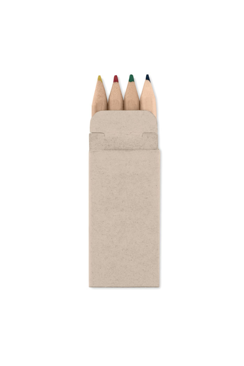 4 coloured pencils