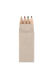 4 coloured pencils