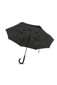 Parapluie fermeture réversible