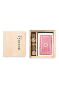 Cartes à jouer et 5 Dés