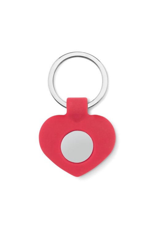 Porte clés cœur avec jeton