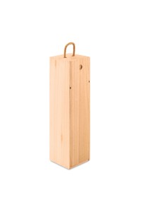 Coffret bouteille en bois