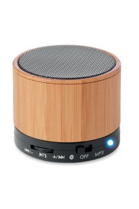 Haut-parleur sans fil bambou