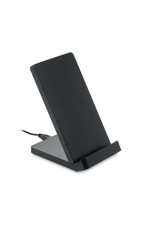 Chargeur sans fil en bambou