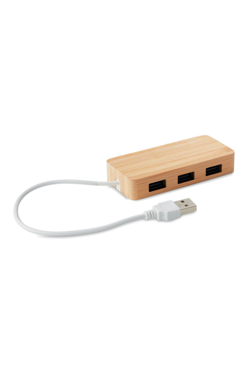 Hub USB 3 ports Bambou