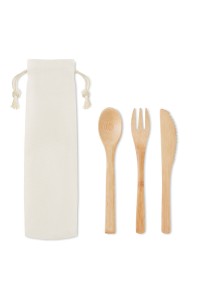 Set de couverts en bambou