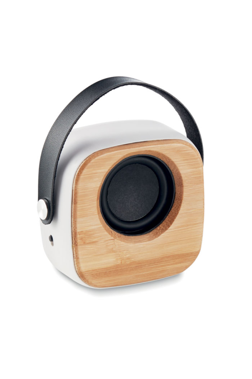 Haut-parleur 3W façade bambou