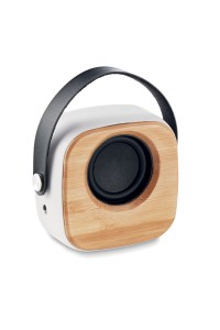 Haut-parleur 3W façade bambou