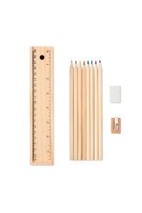 Set de 12 crayons en bois