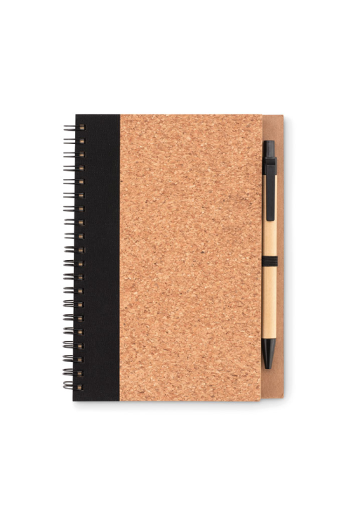 Carnet en liège avec stylo