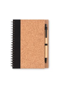 Carnet en liège avec stylo