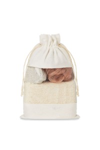 Set de bain pochette coton