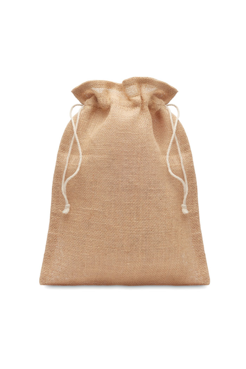 Petit sac cadeau en jute