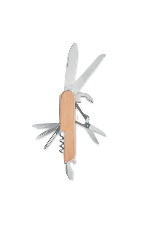Couteau multi outils en bambou