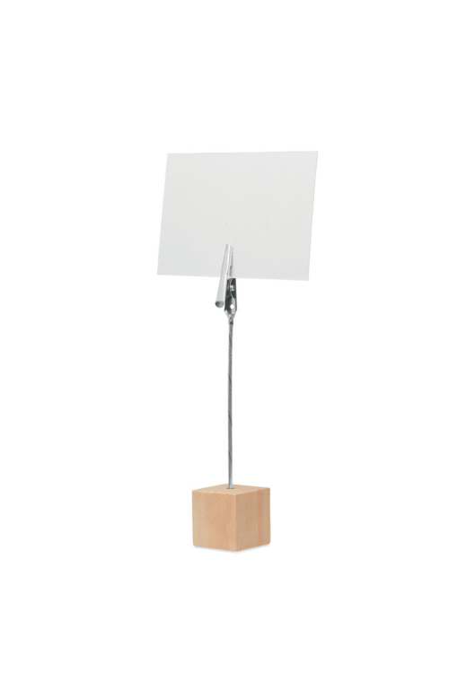 Clip mémos en bois de pin