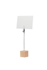 Clip mémos en bois de pin