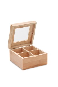 Boîte à thé en bambou