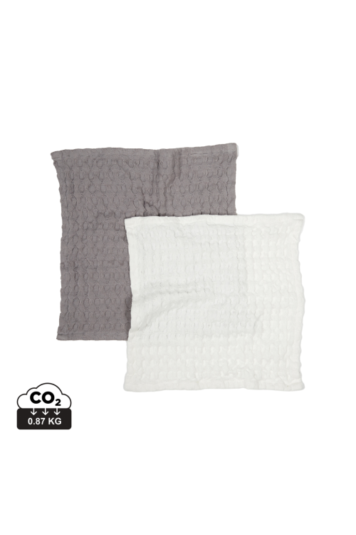 VINGA Torchon nid d’abeille Cromer, 2 pièces