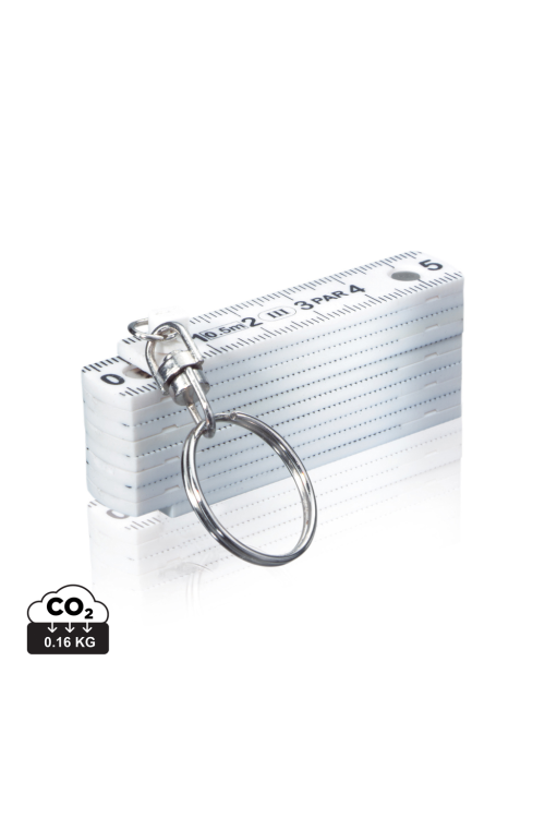 Mini règle pliable porte-clés