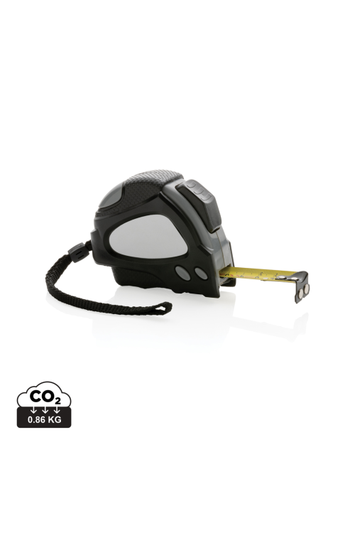 Mètre ruban Auto stop 5M/19mm en plastique recyclé RCS