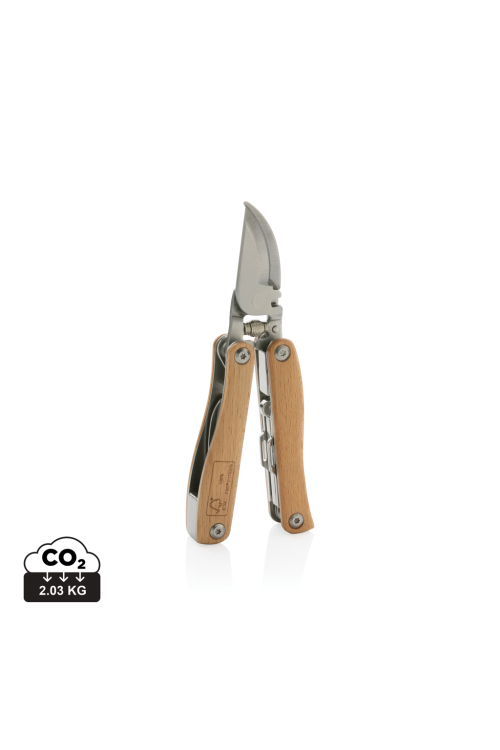 Outil de jardinage multifonctions en bois