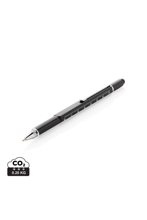 Stylo outil 5 en 1 en aluminium