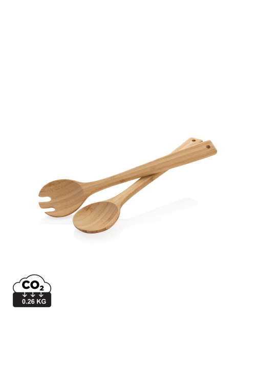 Couverts à salade 2 pcs en bambou Ukiyo