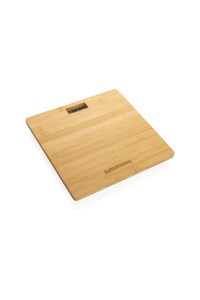 Pèse-personne numérique en bambou Grundig