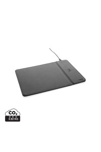 Tapis de souris en PU RCS avec chargeur 10W Swiss Peak