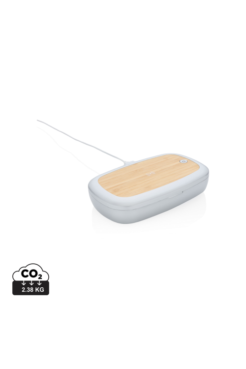 Boîte de stérilisation UV-C avec chargeur sans fil 5W Rena