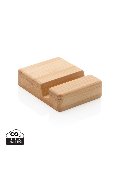 Support téléphone en bambou