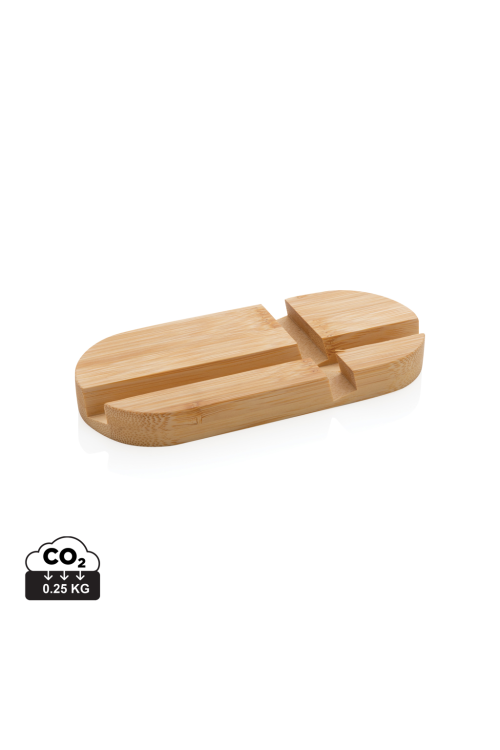 Support tablette ou téléphone en bambou
