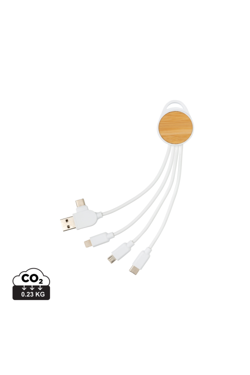 Câble Ontario 6-en-1 rond en plastique recyclé RCS