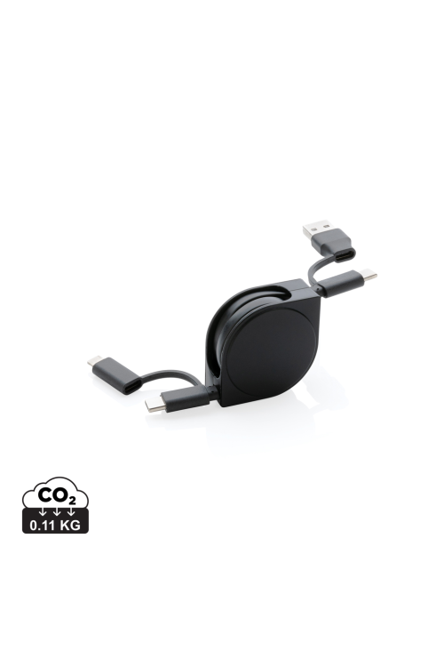 Cable 6 en 1 en TPE et plastique recyclé RCS