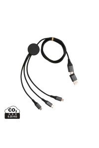 Câble 120cm 6-en-1 en aluminium recyclé RCS Terra