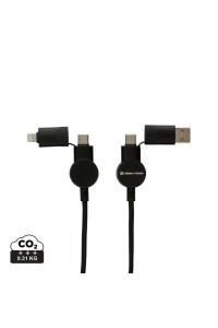 Câble Oakland 6-in-1 à charge 45W en plastique recyclé RCS