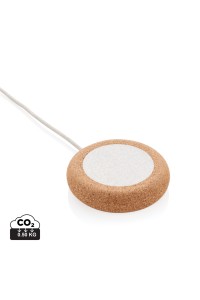 Chargeur à induction 5W en liège et fibre de paille de blé