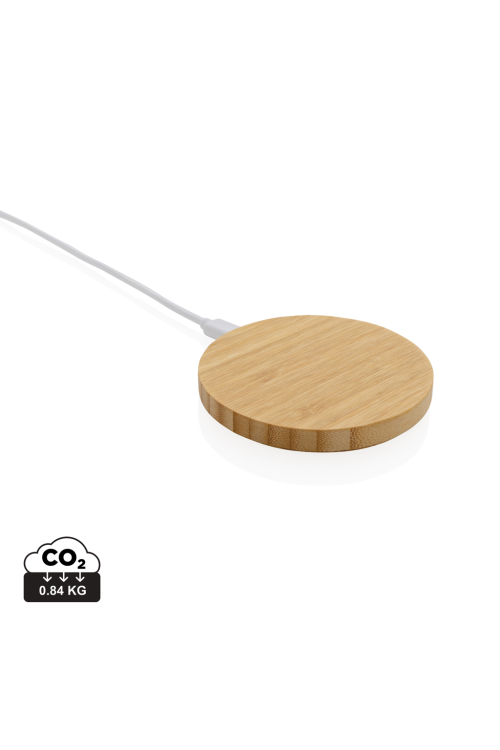 Chargeur sans fil 15W en bambou
