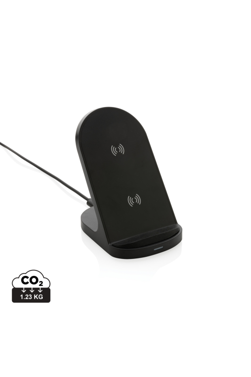 Support sans fil double bobine 15W en plastique recyclé RCS