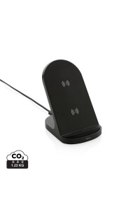 Support sans fil double bobine 15W en plastique recyclé RCS