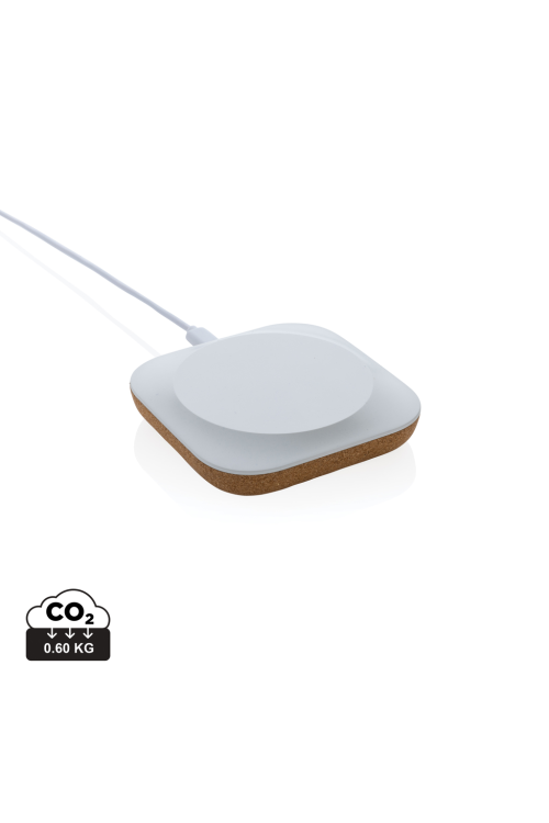 Chargeur 10W en plastique recyclé RCS et liège Oregon