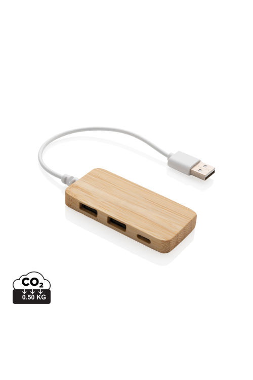 Hub en bambou avec Type C
