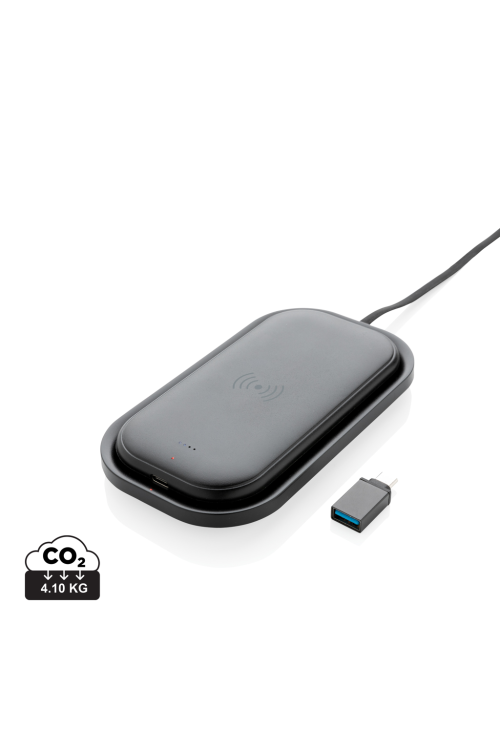 Chargeur sans fil avec socle powerbank 5.000 mAh