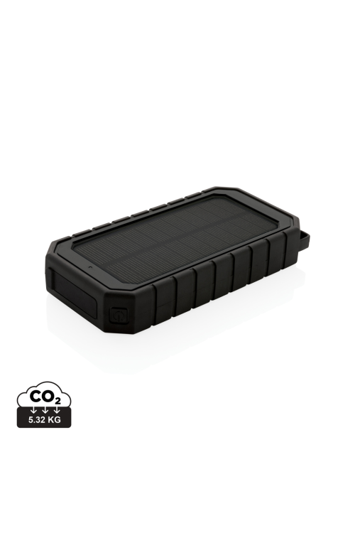 Powerbank solaire 10.000mAh et 10W en plastique recyclé RCS