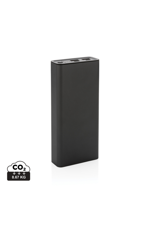 Powerbank 20.000 mAh et 20W en aluminium recyclé RCS Terra