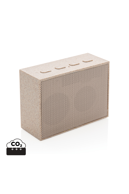 Mini enceinte 3W en fibre de paille