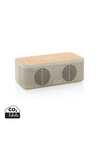 Enceinte 5W avec chargeur à induction en fibre de paille