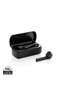 Ecouteurs TWS dans son boîtier de charge Flow